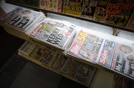 UK readers spend the most time reading newspapers compared to rest of Europe